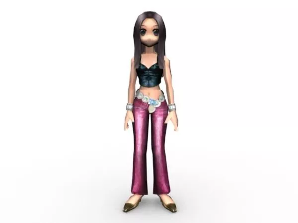 Beautiful Girl 3d model Beautiful Girl 3d model