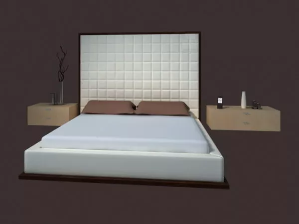 Bed Design Modern Bedroom Furniture 3d model Bed Design Modern Bedroom Furniture 3d model