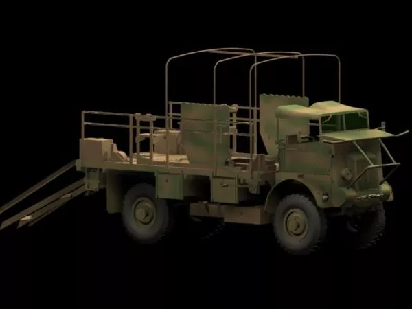 Bedford Truck 3d model Bedford Truck 3d model