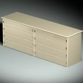 Bedroom Chest 3d model