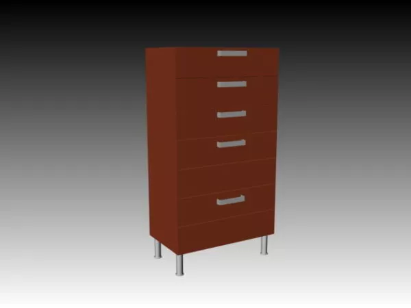 Chest Bench 3d model