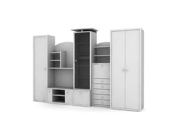 Furniture Bedroom Combination Wardrobe 3d model Furniture Bedroom Combination Wardrobe 3d model