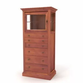 Furniture Bedroom Wardrobe Closet 3d model