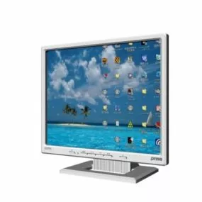 Benq Lcd Monitor 3d model