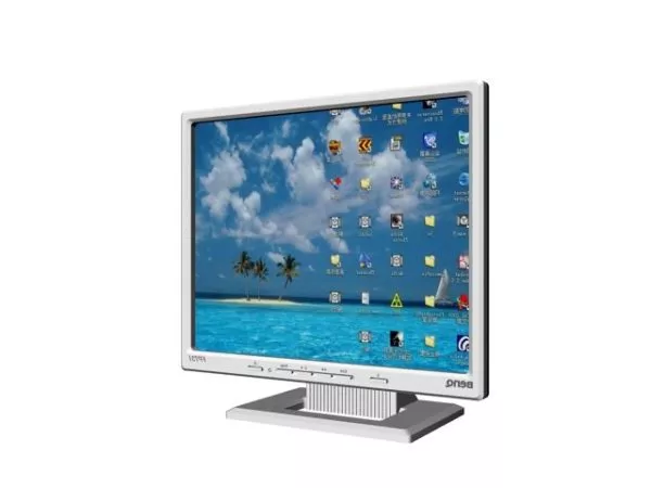 Lcd Screen With Remote 3d model