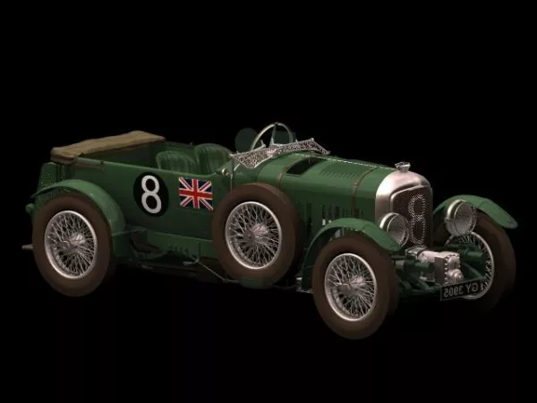 Bentley Coupe Car 1949 3d model