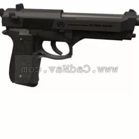 Beretta 92 Pistol 3d model