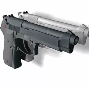 Beretta 92 Pistols 3d model