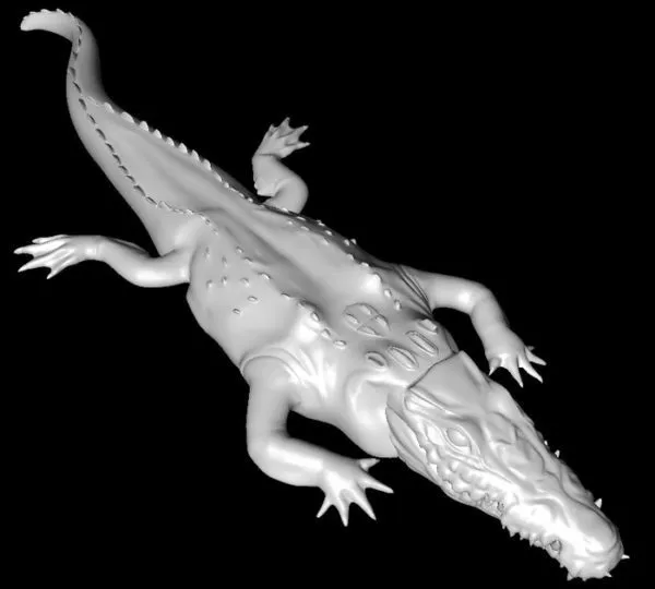 Big Giant Crocodile 3d model Big Giant Crocodile 3d model