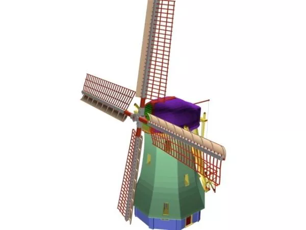 Big Windmill 3d model Big Windmill 3d model