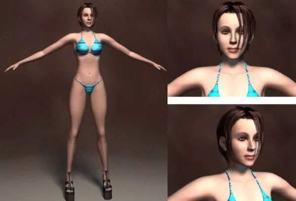 Black Widow Character 3d model