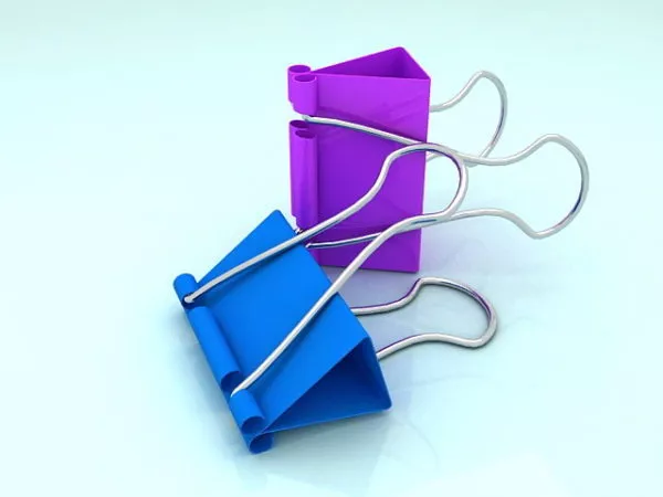 Binder Clips 3d model Binder Clips 3d model