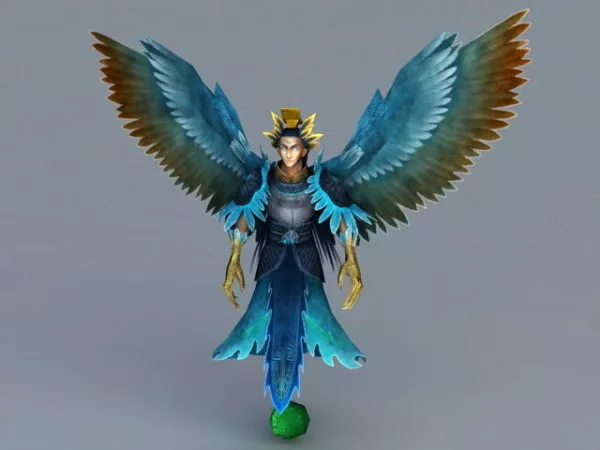 Bird Man 3d model Bird Man 3d model