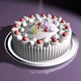 Birthday Cake 3d model