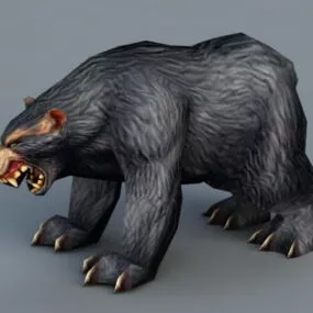 Black Bear Animal 3d model