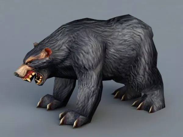 Black Bear 3d model Black Bear 3d model