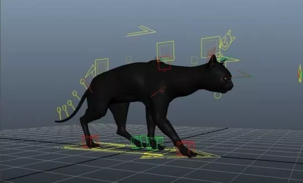 Black Cat Walk 3d model Black Cat Walk 3d model