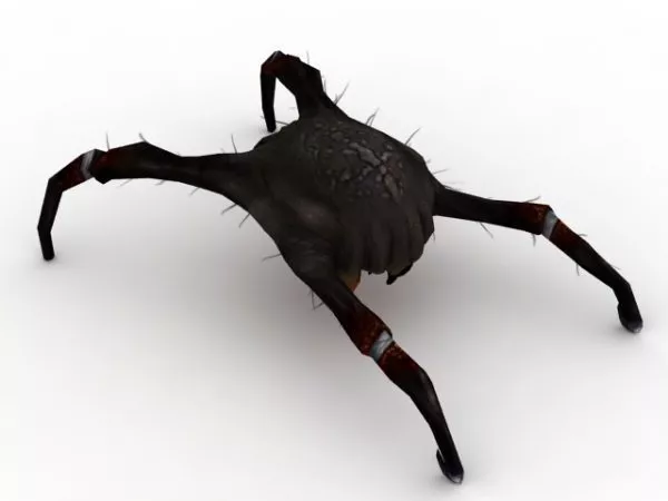 Black Headcrab Character 3d model Black Headcrab Character 3d model