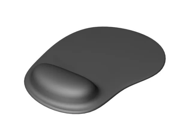 Black Mousepad 3d model Black Mousepad 3d model