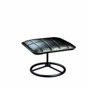 Black Office Ottoman 3d model