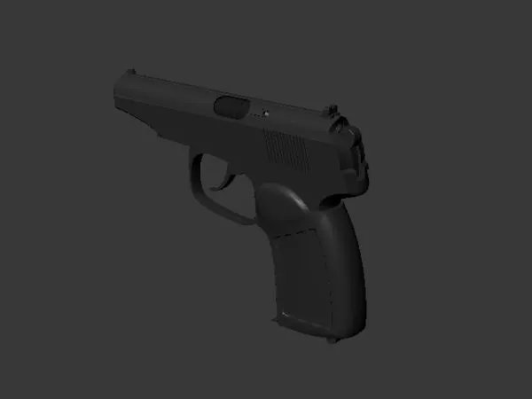 Auto Pistol Concept 3d model