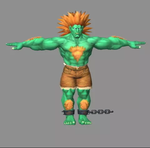 Viking Warrior Character 3d model
