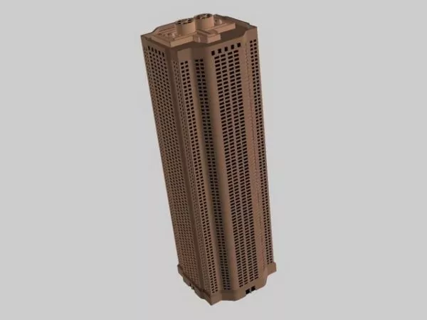 Block Of Flats 3d model Block Of Flats 3d model