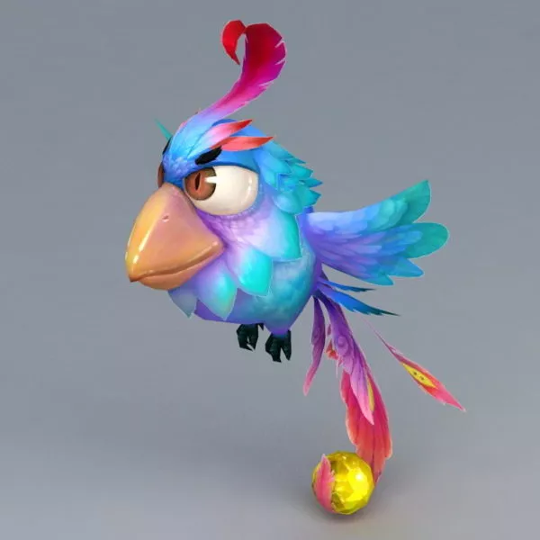 Robot Bird Helicopter 3d model