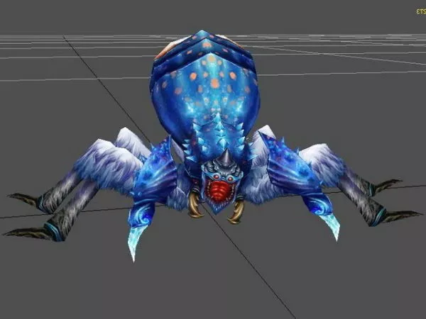 Wild Desert Spider 3d model