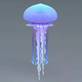 Blue Jellyfish 3d model