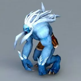 Blue Monster 3d model