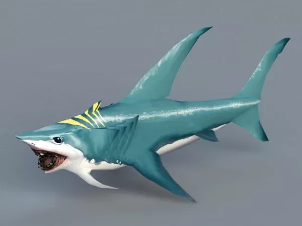 Piranha 3d model