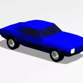 Blue Car 3d model
