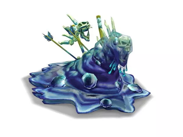 Blue Slime Creature 3d model Blue Slime Creature 3d model