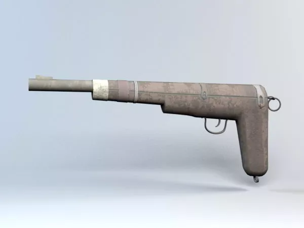 Blunderbuss Pistol 3d model Blunderbuss Pistol 3d model