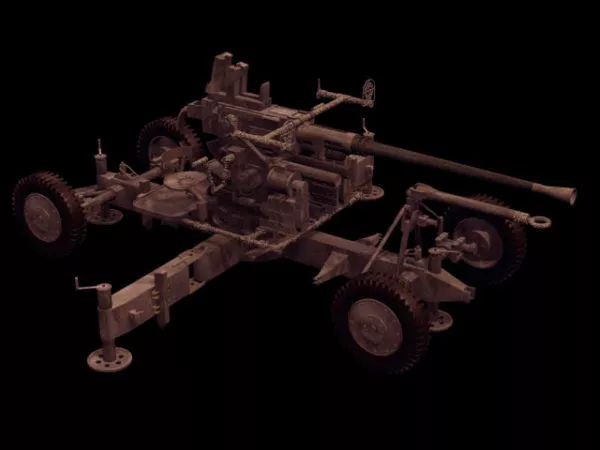 Karl Gerat 041 Self Propelled Siege Mortar 3d model
