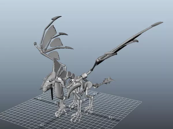 Bone Dragon 3d model Bone Dragon 3d model