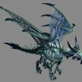 Bone Dragon Character 3d model