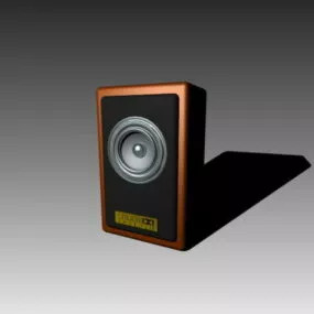 Bookshelf Sound Box 3d model