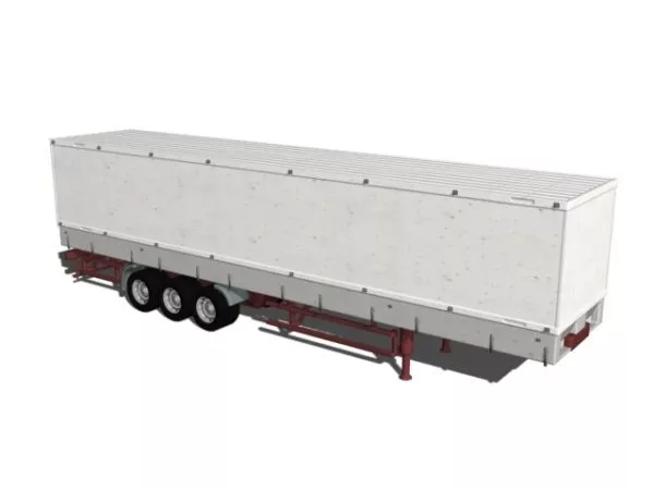 Box Trailer 3d model Box Trailer 3d model