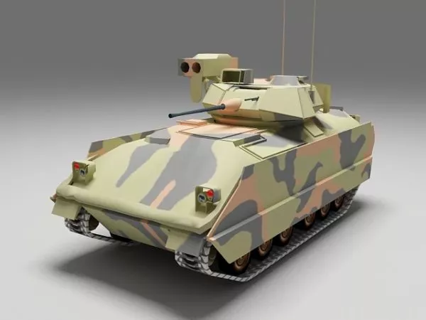Bradley Fighting Vehicle 3d model Bradley Fighting Vehicle 3d model