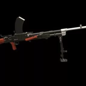 Bren Light Machine Gun 3d model