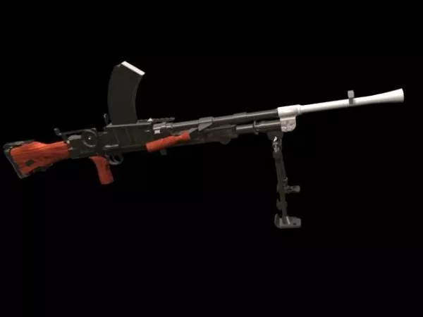 Bren Light Machine Gun 3d model Bren Light Machine Gun 3d model
