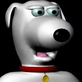 Brian Griffin Head 3d model