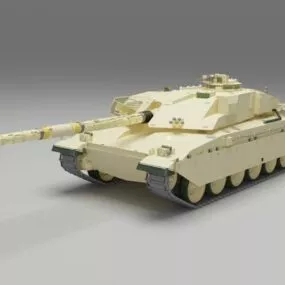 British Challenger Tank 3d model