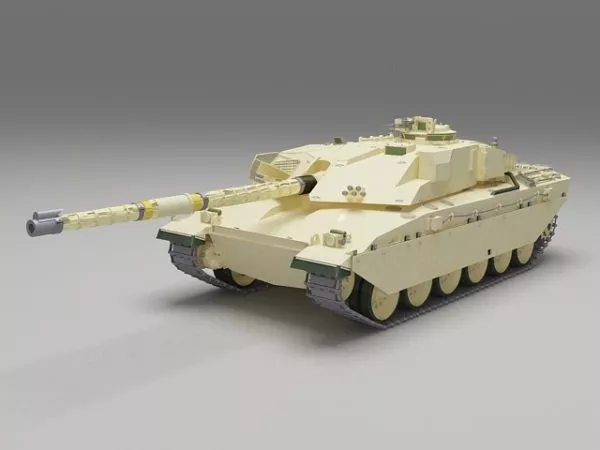 British Challenger Tank 3d model British Challenger Tank 3d model