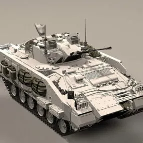 British Warrior Apc 3d model
