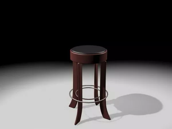 Bronze Bar Stool 3d model Bronze Bar Stool 3d model