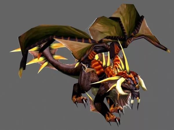 Chinese Legendary Creature Statue 3d model