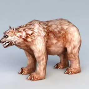 Brown Bear Rigged 3d model
